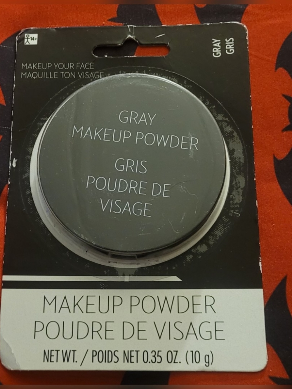 Centric Beauty Makeup Your Face Gray Makeup Powder Halloween